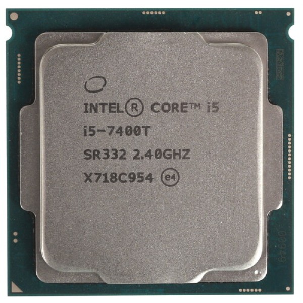 Процессор Intel Core i5-7400T 2.4GHz (TB up to 3.0GHz) 6Mb DDR3L/DDR4-1600/2133 HD600 TDP-35w LGA1151 OEM [CM8067702867