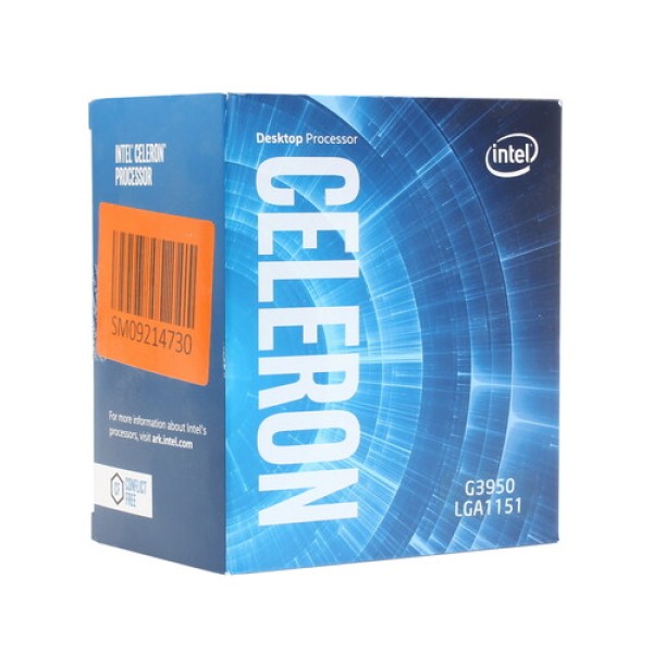 Процессор Intel Celeron G3950 3.0GHz 2Mb DDR3L/DDR4-1600/2133 HD610 TDP-51w LGA1151 BOX [BX80677G3950]