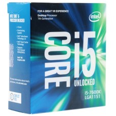 Процессор Intel Core i5-7600K 3.8GHz (TB up to 4.2GHz) 6Mb DDR3L/DDR4-1600/2133 HD600 TDP-95w LGA1151 BOX (без кулера) [