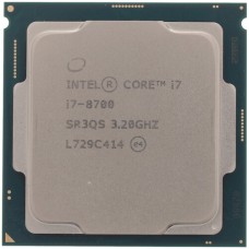 Процессор Intel Core i7-8700 3.2/4.6GHz, 6C/12T, 12Mb L3, DDR4-2666, GPU UHD 630, TDP-65W, LGA1151-v2, OEM [CM8068403358316]
