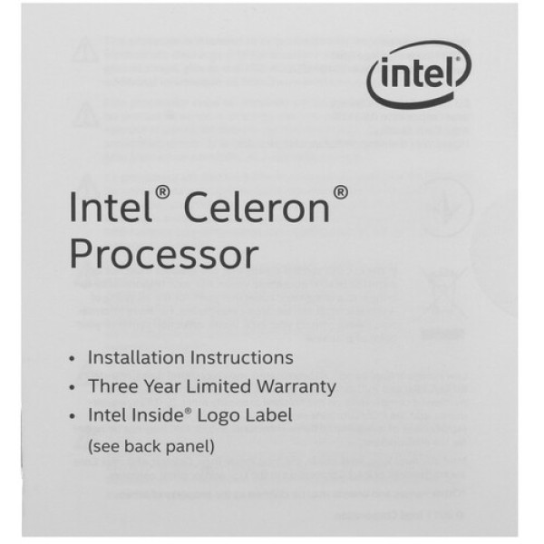 Процессор Intel Celeron G4920 3.2GHz, 2C/2T, 2Mb L3, DDR4-2400, GPU UHD 610, TDP-51W, LGA1151-v2, BOX [BX80684G4920]