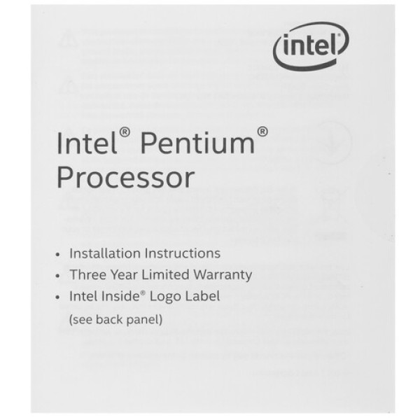 Процессор Intel Pentium Gold G5400 BOX