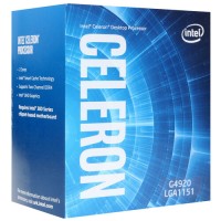 Процессор Intel Celeron G4920 3.2GHz, 2C/2T, 2Mb L3, DDR4-2400, GPU UHD 610, TDP-51W, LGA1151-v2, BOX [BX80684G4920]