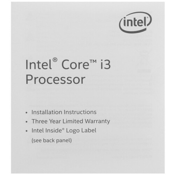 Процессор Intel Core i3-8100 BOX