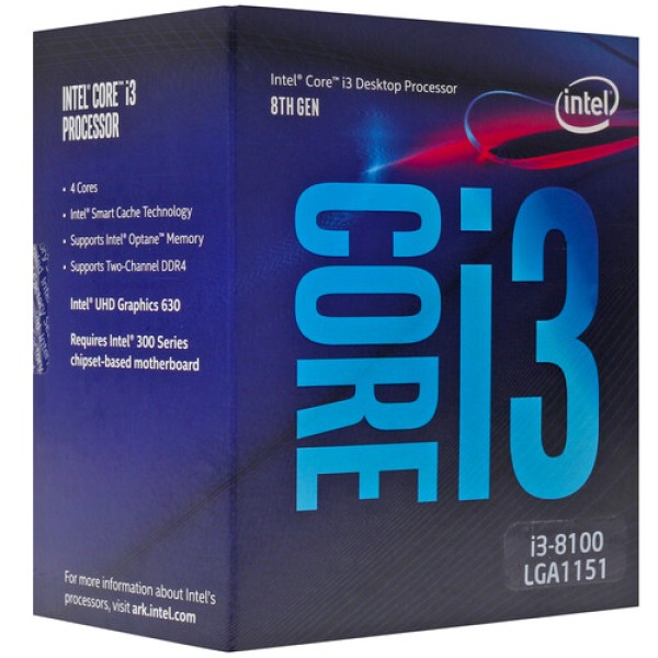 Процессор Intel Core i3-8100 BOX