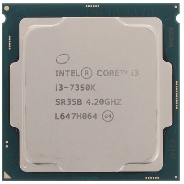 Процессор Intel Core i3-7350K 4.2GHz 4Mb DDR3L/DDR4-1600/2133 HD630 TDP-60w LGA1151 BOX [BX80677I37350K]