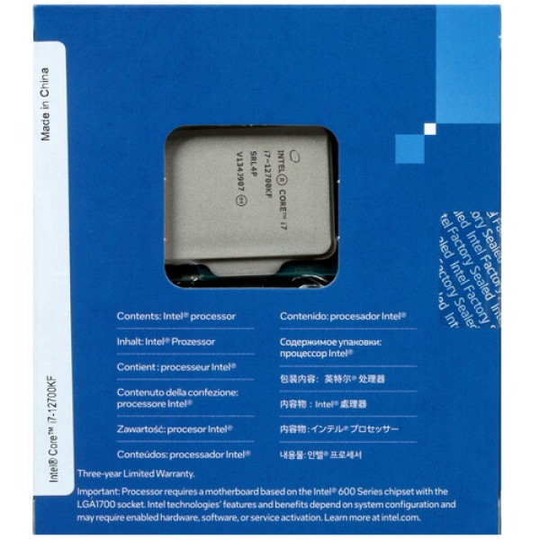 Процессор Intel Core i7-12700KF BOX
