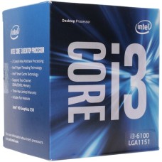 Процессор Intel Core i3-6100 3.7GHz 3Mb DDR3L/DDR4-1600/2133 HDGraphics530 TDP-65w LGA1151 BOX