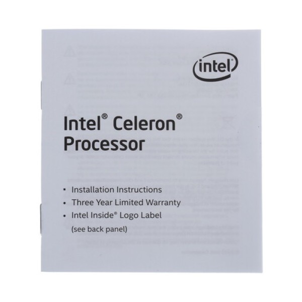 Процессор Intel Celeron G3930 2.9GHz 2Mb DDR3L/DDR4-1600/2133 HD610 TDP-51w LGA1151 BOX [BX80677G3930]