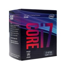 Процессор Intel Core i7-8700 3.2/4.6GHz, 6C/12T, 12Mb L3, DDR4-2666, GPU UHD 630, TDP-65W, LGA1151-v2, BOX [BX80684I78700]