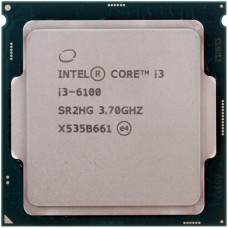 Процессор Intel Core i3-6100 3.7GHz 3Mb DDR3L/DDR4-1600/2133 HDGraphics530 TDP-65w LGA1151 OEM