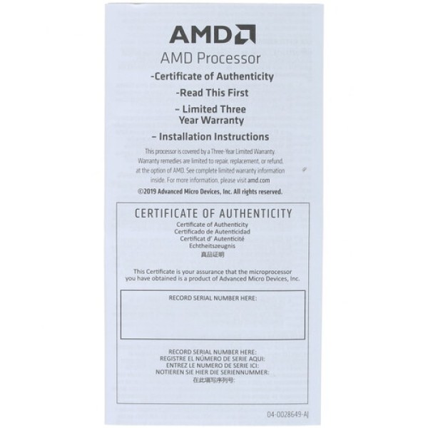 Процессор AMD Ryzen 5 3600 BOX
