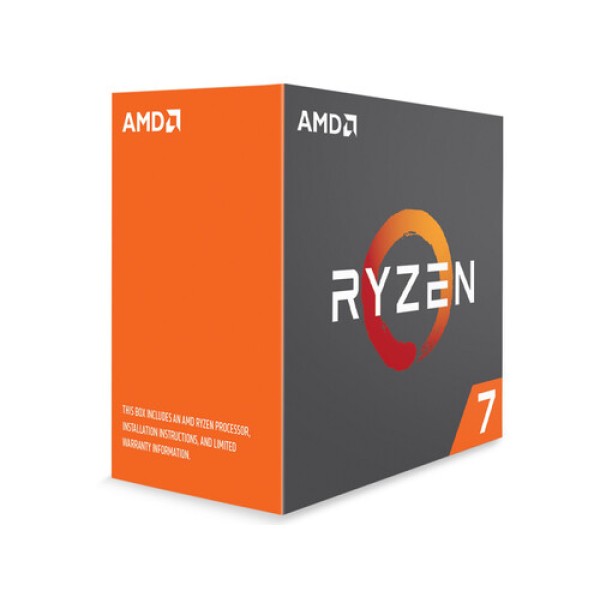 Процессор AMD Ryzen 7 1800X 3,6/4,0GHz, 8C/16T, 16Mb L3, DDR4-2667, TDP-95W, AM4, BOX [YD180XBCAEWOF]