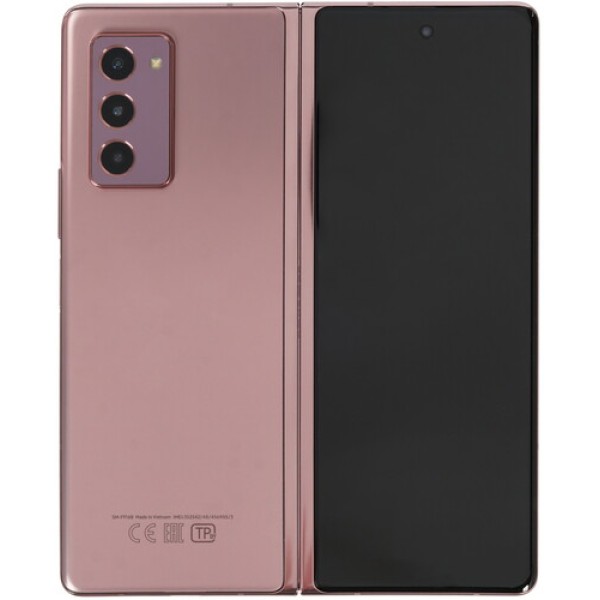 Смартфон Samsung SM-F916B Galaxy Z Fold2 7.6" 256Gb Bronze Snapdragon865Plus/12Gb/1768x2208/dAMOLED 2X/LTE/Cam12+12+12/10Mp/4500mAh/Android