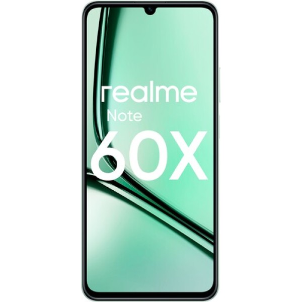 6.74" Смартфон realme Note 60x 128 ГБ зеленый