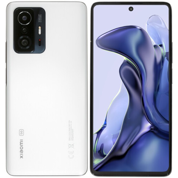 Смартфон Xiaomi 11T 8/128Gb [6,67"/5G/NFC/Cam108Mpx/5000mAh/Moonlight White]