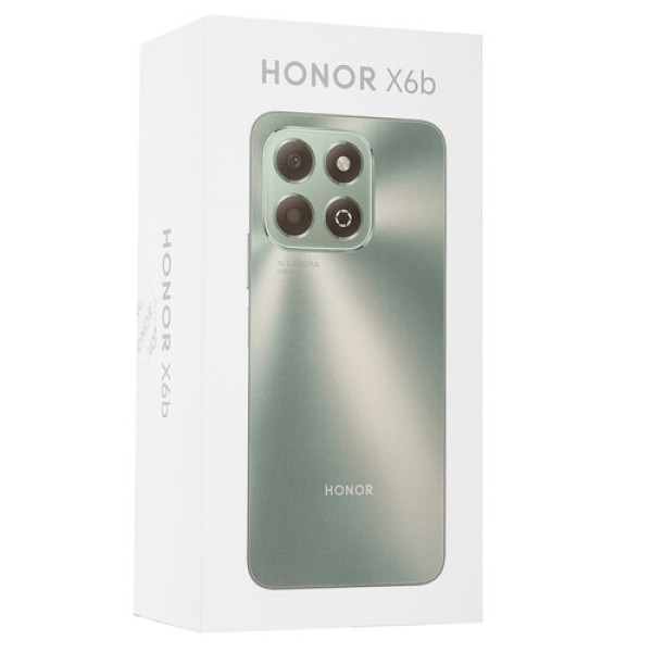6.56" Смартфон HONOR X6b 128 ГБ зеленый