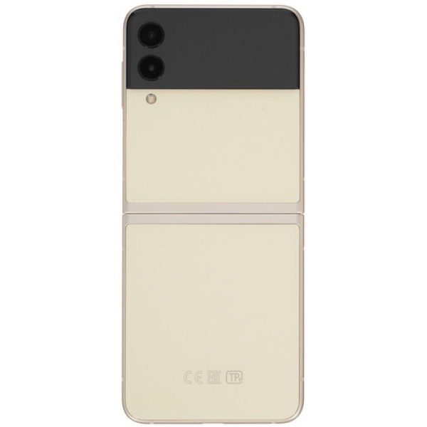 6.7" Смартфон Samsung Galaxy Z Flip3 128 ГБ бежевый [8x2.84 ГГц, 8 Гб, 1 SIM, Dynamic AMOLED 2X, 2640x1080, камера 12+12 Мп, 5G, GPS, 3300 мА*ч] SM-