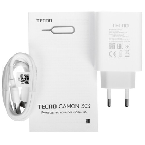 6.78" Смартфон Tecno CAMON 30S 256 ГБ черный