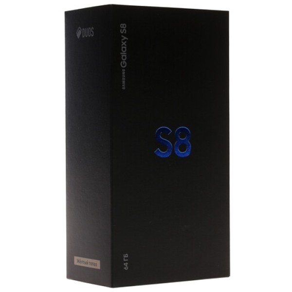 Смартфон Samsung Galaxy S8 5.8" 64Gb Gold 8x2,3Ghz/4096Mb/2960x1440/sAMOLED/2SIM/LTE/Cam12/3000mAh/Android 7.0