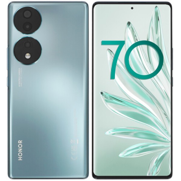 6.67" Смартфон HONOR 70 256 ГБ зеленый