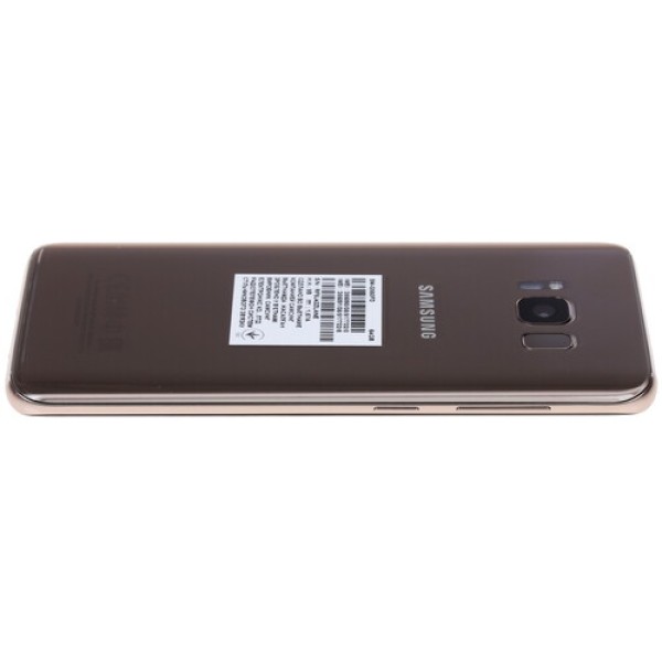 Смартфон Samsung Galaxy S8 5.8" 64Gb Gold 8x2,3Ghz/4096Mb/2960x1440/sAMOLED/2SIM/LTE/Cam12/3000mAh/Android 7.0
