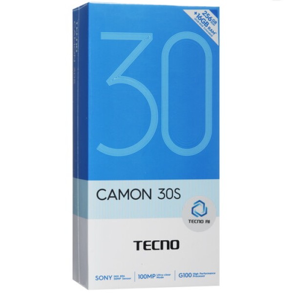 6.78" Смартфон Tecno CAMON 30S 256 ГБ черный