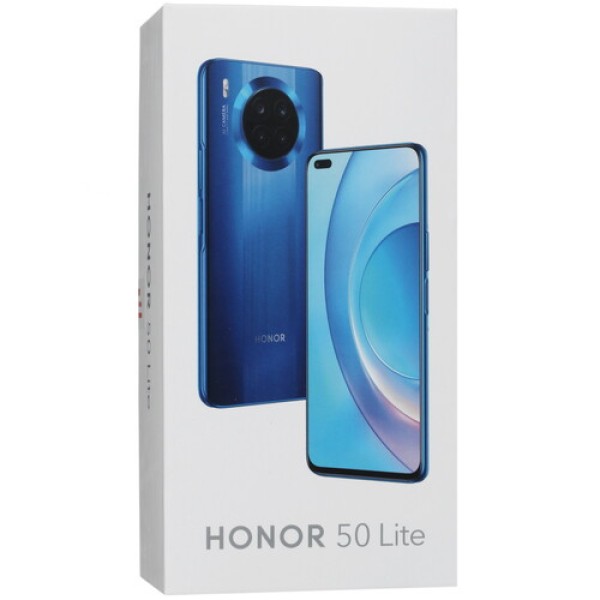 Смартфон Honor 50 lite 6/128Gb [6,67"/LTE/NFC/64+8+2+2 Mpx/4300mAh/Blue]