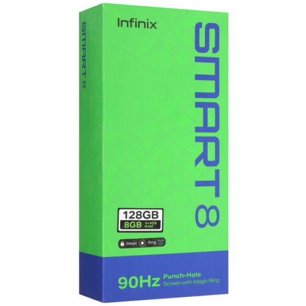 6.56" Смартфон Infinix SMART 8 128 ГБ зеленый