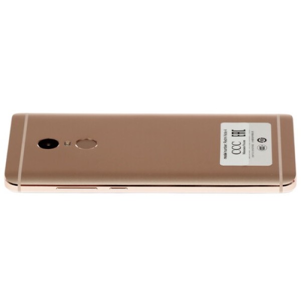 Смартфон Xiaomi Redmi Note 4 5.5" 32Gb Gold 8x2.0Ghz/3072Mb/1920x1080/2SIM/GPS/LTE/Cam13AF/4100mAh/Android 6.0