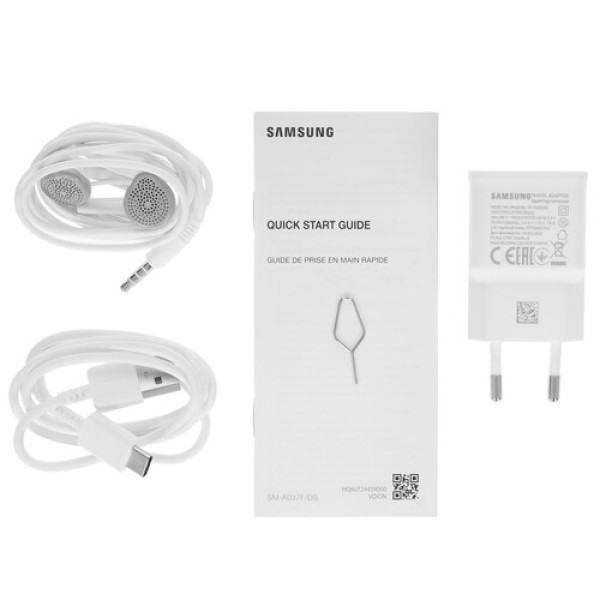 6.5" Смартфон Samsung Galaxy A03s 32 ГБ черный [8x(2.3 ГГц), 3 Гб, 2 SIM, TN, 1600x720, камера 13+2+2 Мп, 4G, GPS, 5000 мА*ч]