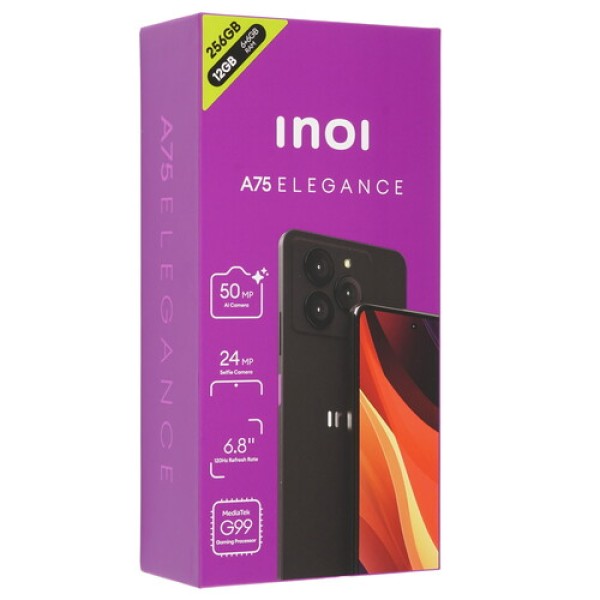 6.78" Смартфон INOI A75 Elegance 256 ГБ черный
