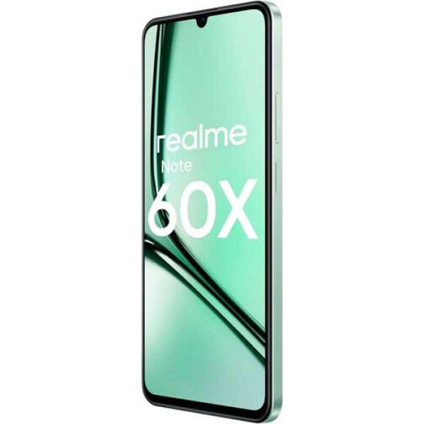 6.74" Смартфон realme Note 60x 128 ГБ зеленый