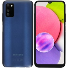 6.5" Смартфон Samsung Galaxy A03s 32 ГБ синий [8x(2.3 ГГц), 3 Гб, 2 SIM, TN, 1600x720, камера 13+2+2 Мп, 4G, GPS, 5000 мА*ч]