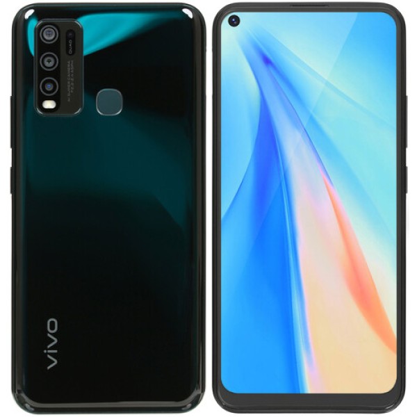 Смартфон Vivo Y30 6.47" 64Gb Black MT6765R/8(8x2,3Ghz)/4Gb/1560x720/2SIM/LTE/Cam13+8+2+2/5000mAh/Android 10