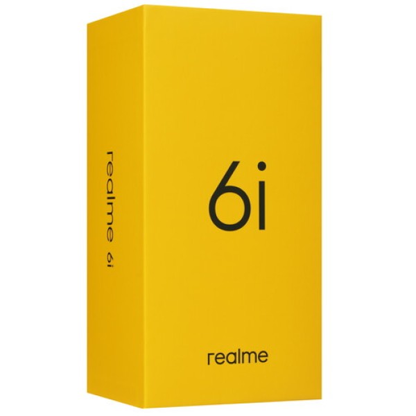 Смартфон realme 6i 6.5" 128Gb White MTK Helio G80/8(2x2.0Ghz+6x1.8Ghz)/4096Mb/1600x720/2SIM/LTE/Cam48+8+2+2/5000mAh/Android 10