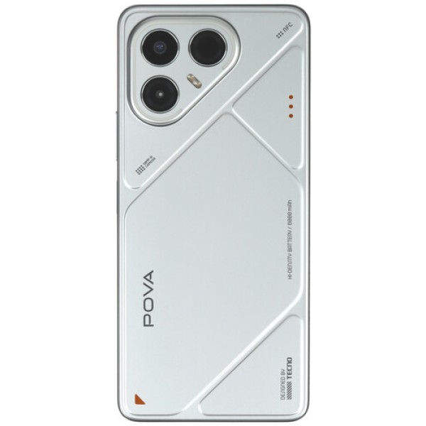 6.78" Смартфон Tecno POVA 7 5G 128 ГБ серебристый