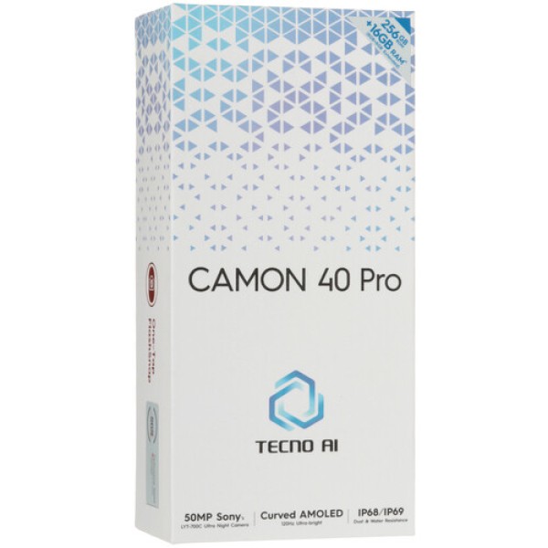 6.78" Смартфон Tecno CAMON 40 Pro 256 ГБ зеленый
