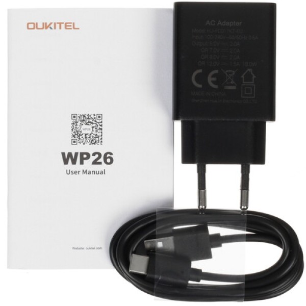6.58" Смартфон Oukitel WP26 256 ГБ черный