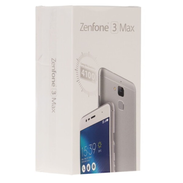 Смартфон Asus ZenFone 3 MAX ZC520TL 5.2" 16Gb Silver 4x1.4Ghz/2048Mb/1280x720/IPS/2SIM/LTE/GPS/Cam13/4100mAh/Android 6.0