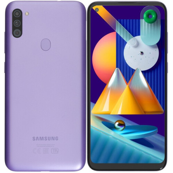 6.4" Смартфон Samsung Galaxy M11 32 ГБ фиолетовый