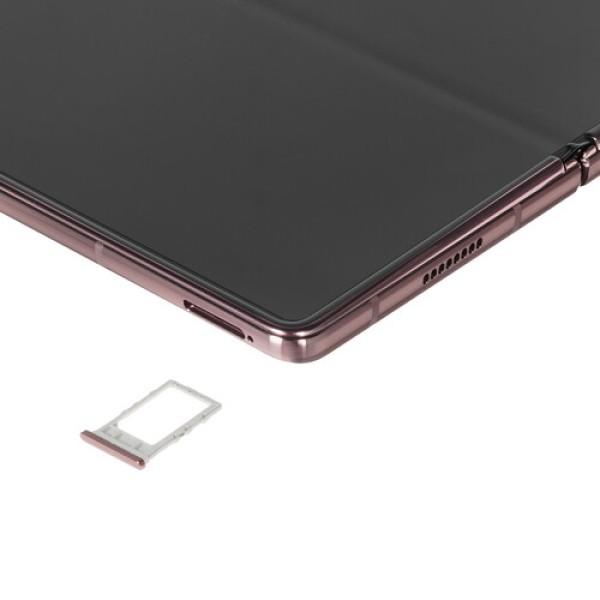 Смартфон Samsung SM-F916B Galaxy Z Fold2 7.6" 256Gb Bronze Snapdragon865Plus/12Gb/1768x2208/dAMOLED 2X/LTE/Cam12+12+12/10Mp/4500mAh/Android