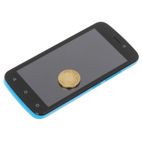 Смартфон DEXP Ixion E245 4.5" 8Gb Blue 4x1.3GHz/512Mb/854x480/IPS/2SIM/Cam2/1600mAh/Android 6.0