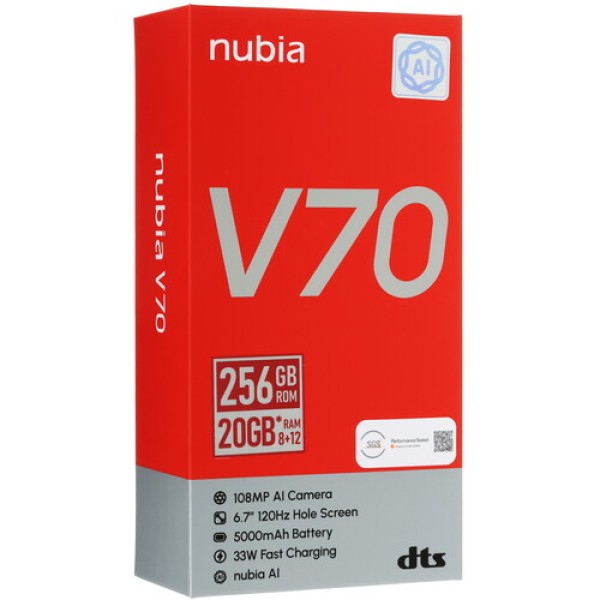 6.7" Смартфон Nubia V70 256 ГБ зеленый
