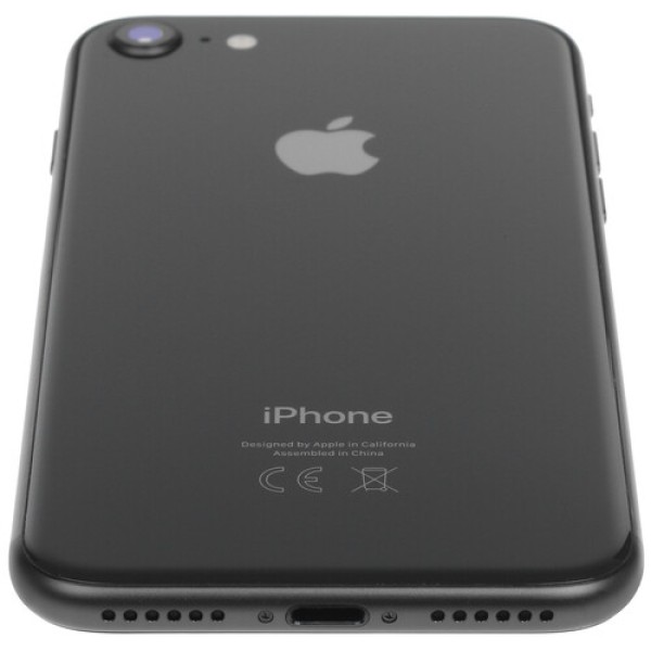 Смартфон Apple iPhone 8 4,7" 64Gb Space Grey 6x2.5Ghz/2048Mb/1334x750/IPS/LTE/IP67/Cam12/iOS
