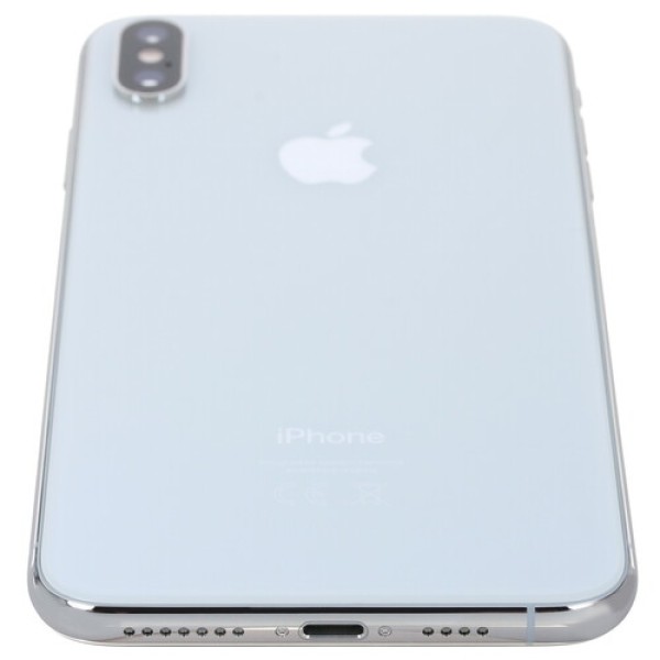 Смартфон Apple iPhone Xs Max 6,5" 256Gb Silver 6x2.5Ghz/4096Mb/2688х1242/OLED/LTE/NFC/IP68/Cam12+12/iOS