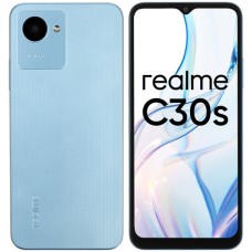 6.5" Смартфон realme C30s 64 ГБ голубой