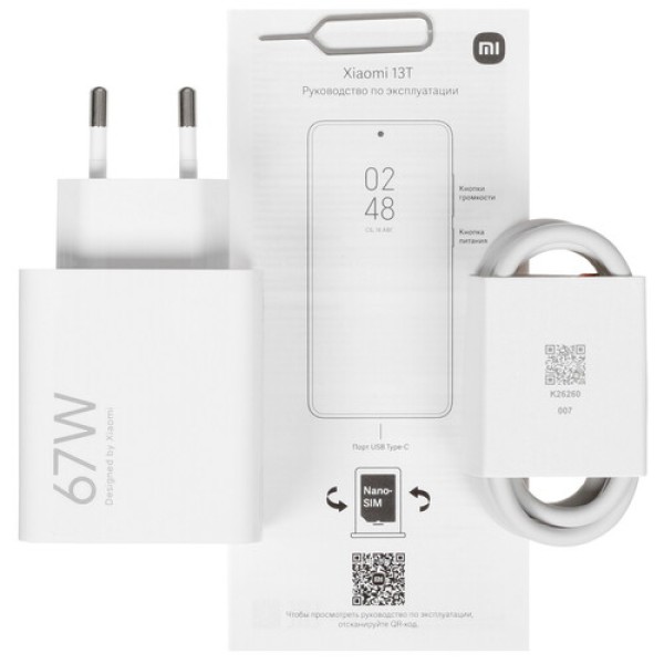 6.67" Смартфон Xiaomi 13T 256 ГБ голубой
