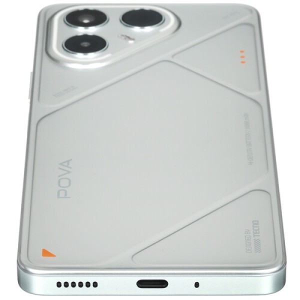 6.78" Смартфон Tecno POVA 7 5G 128 ГБ серебристый