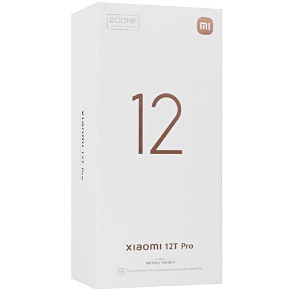 Смартфон Xiaomi 12T Pro 12/256Gb [6.67"/5G/NFC/Cam200Mpx/5000mAh/Lunar Silver]